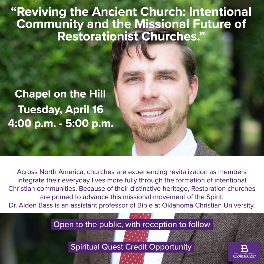 Alden Bass CHARIS lecture