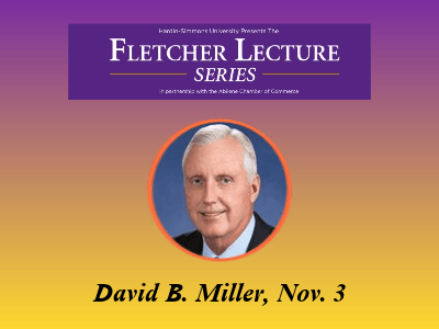 Fletcher Series Lecturer: David&nbsp;Miller